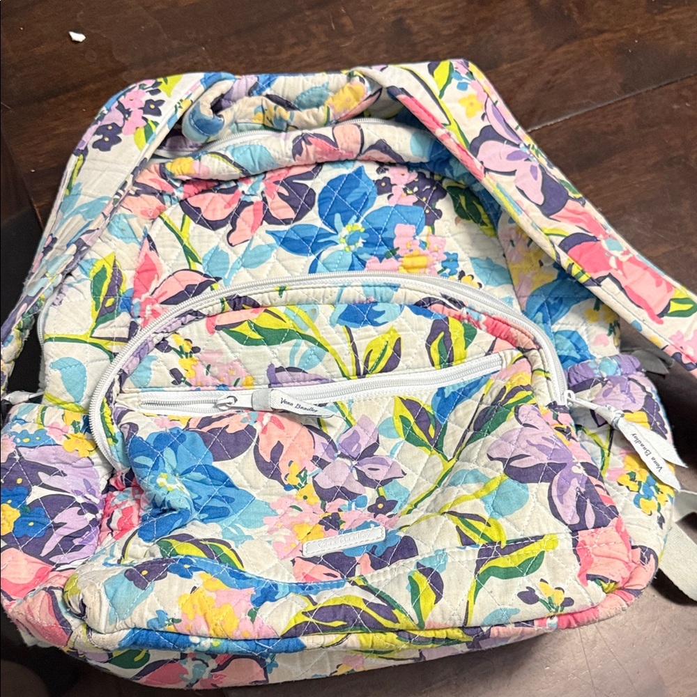 Vera Bradley Marian Floral Quilted Backpack